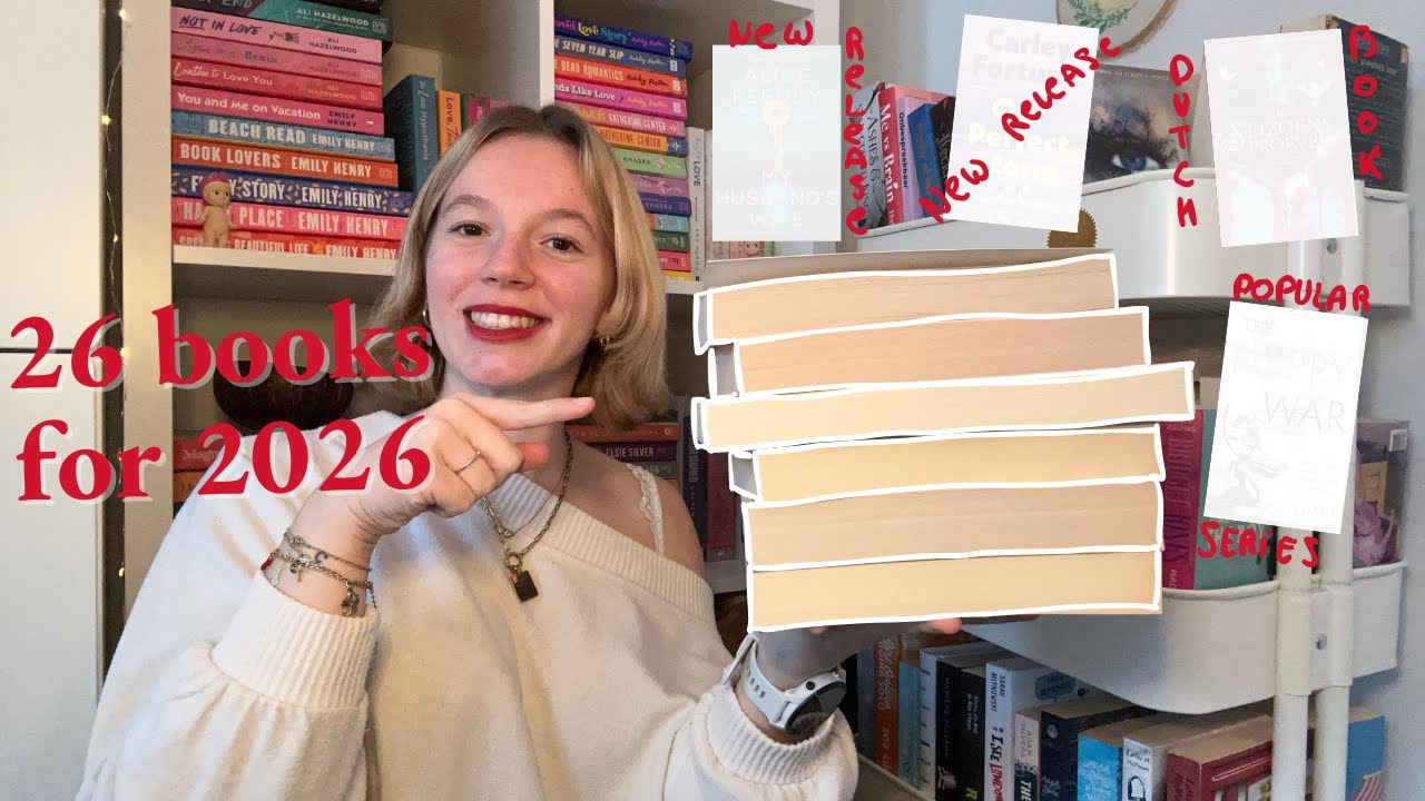 The 26 books I want to read in 2026!! 🌟📚🤭