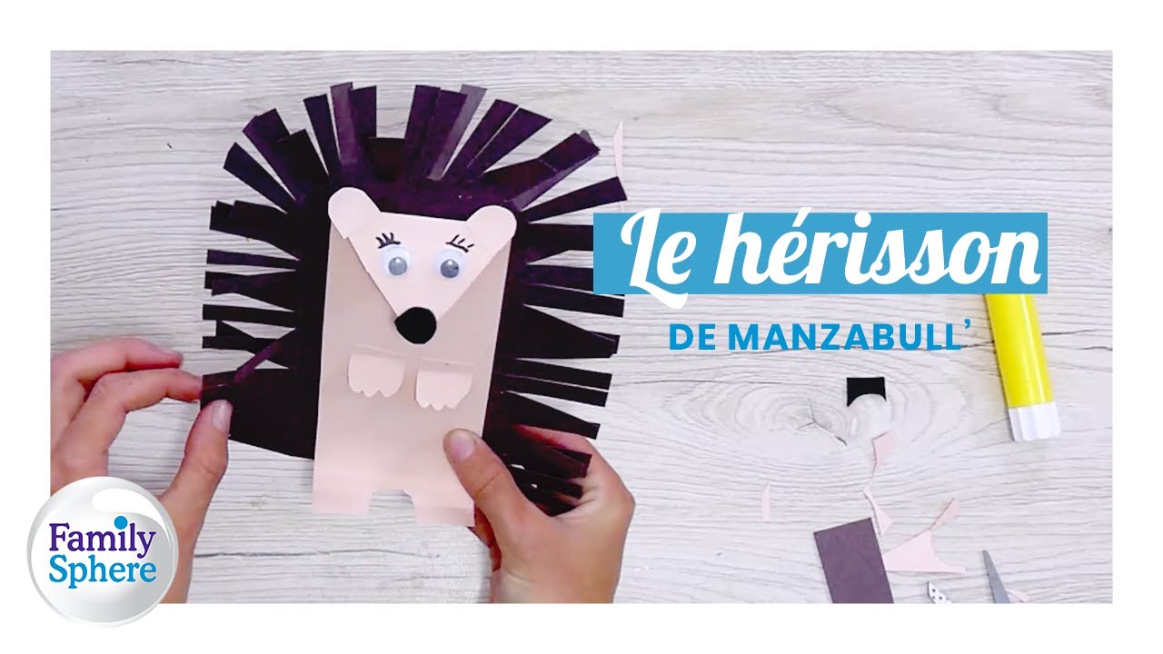 Activit&eacute; &agrave; r&eacute;aliser avec les enfants - Le h&eacute;risson de Manzabull' 🦔