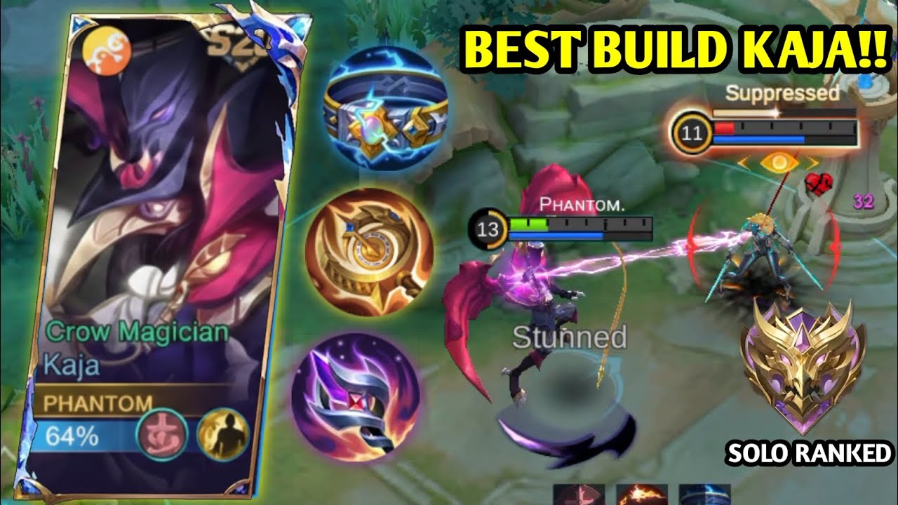 HOW TO CARRY SOLO RANK WITH KAJA! NEW BEST BUILD FOR KAJA IN SOLO RANKED - MLBB