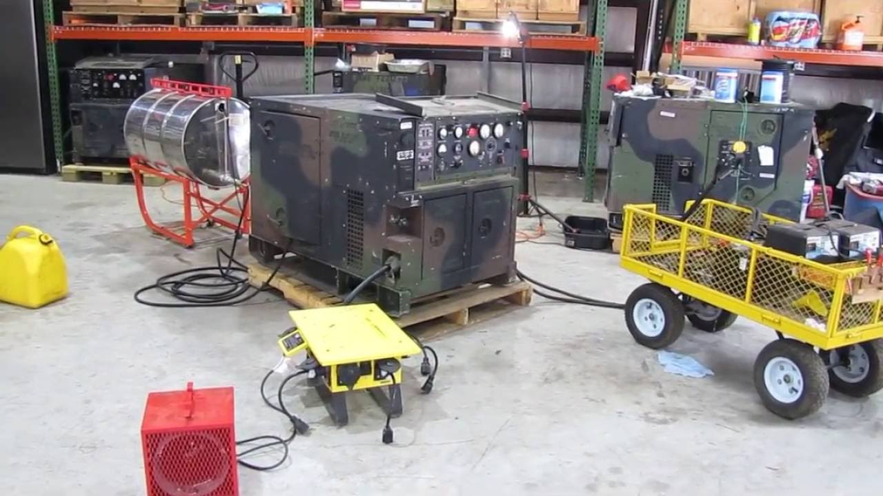 5 KW MEP 802A full and part load test Oct 1 2016