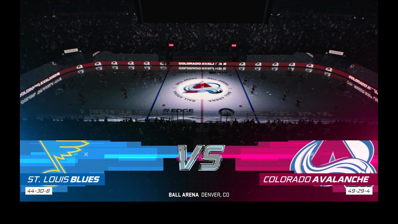 Nhl February madness sweet 16  Game 1 St. Louis Blues Vs Colorado Avalanche