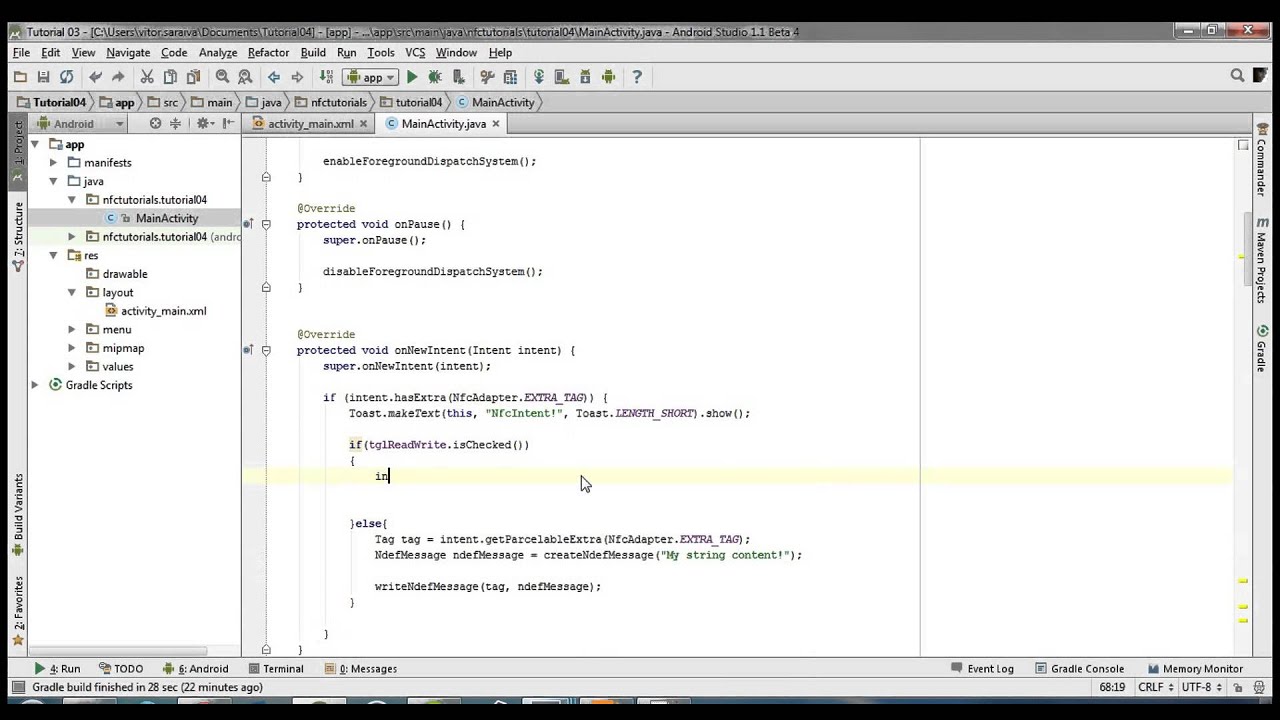 Android NFC Tutorial [04] - How to read text from a NFC tag