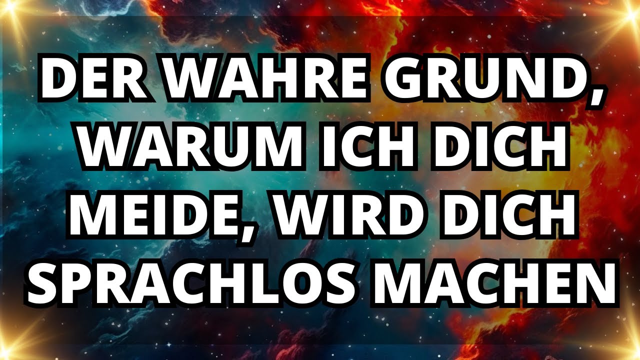 Engel sagen, Ich weiß, dass du meine Distanz gespürt hast… Deshalb habe ich dich gemieden