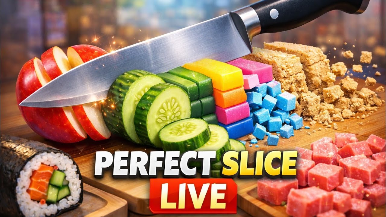 🔴 LIVE Perfect Slice | Satisfying Cutting Gameplay 🔪 #shorts