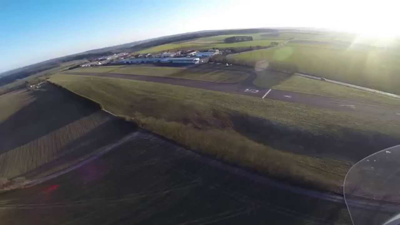 Ziellande&uuml;bung aus 1600ft in EDGM Mosbach-Lohrbach - in Full HD anschauen!