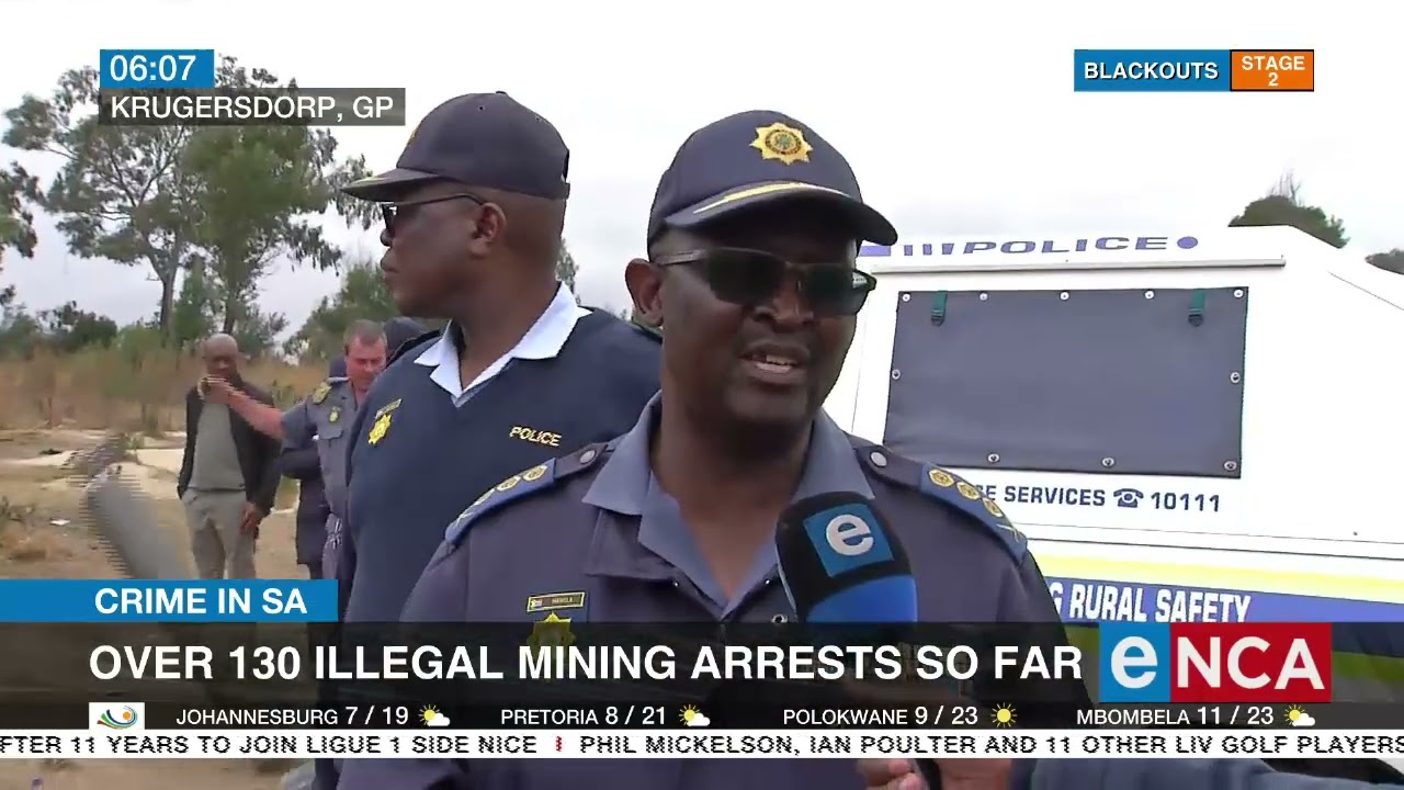 Crime in SA | Over 130 illegal mining arrests so far
