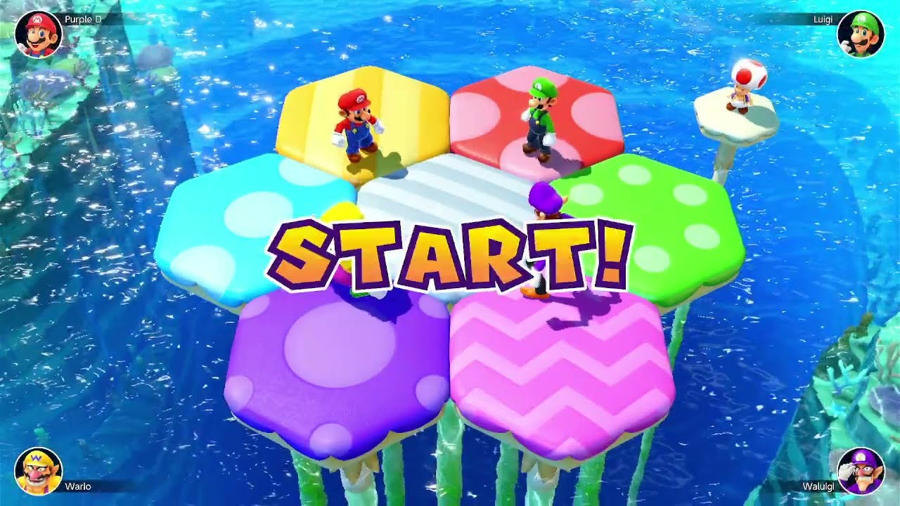 M Orange vs hard computer players in mushroom mix up. Mario party superstars #1