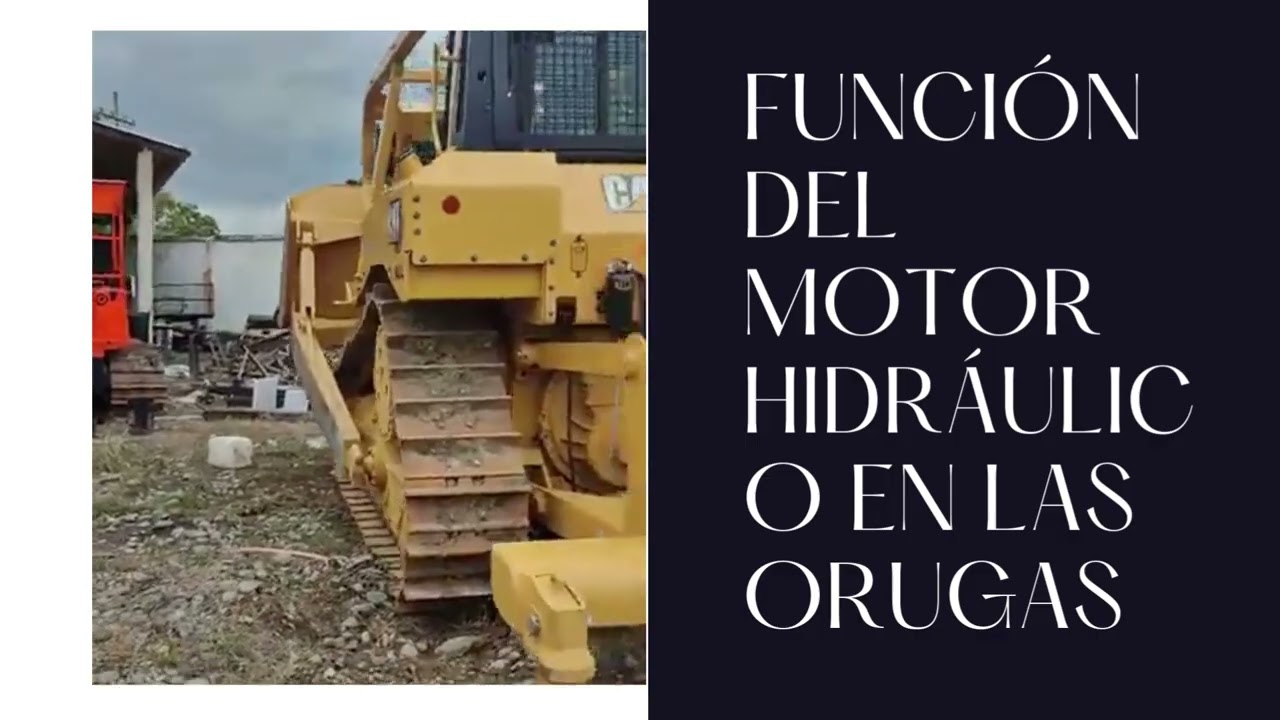 Engranaje Epicicloidal y Motor Hidráulico en un Tractor de Oruga
