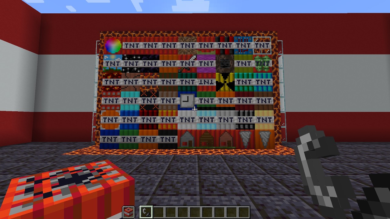 Minecraft — Fire & Explosions Challenge with Lucky TNT Mod!