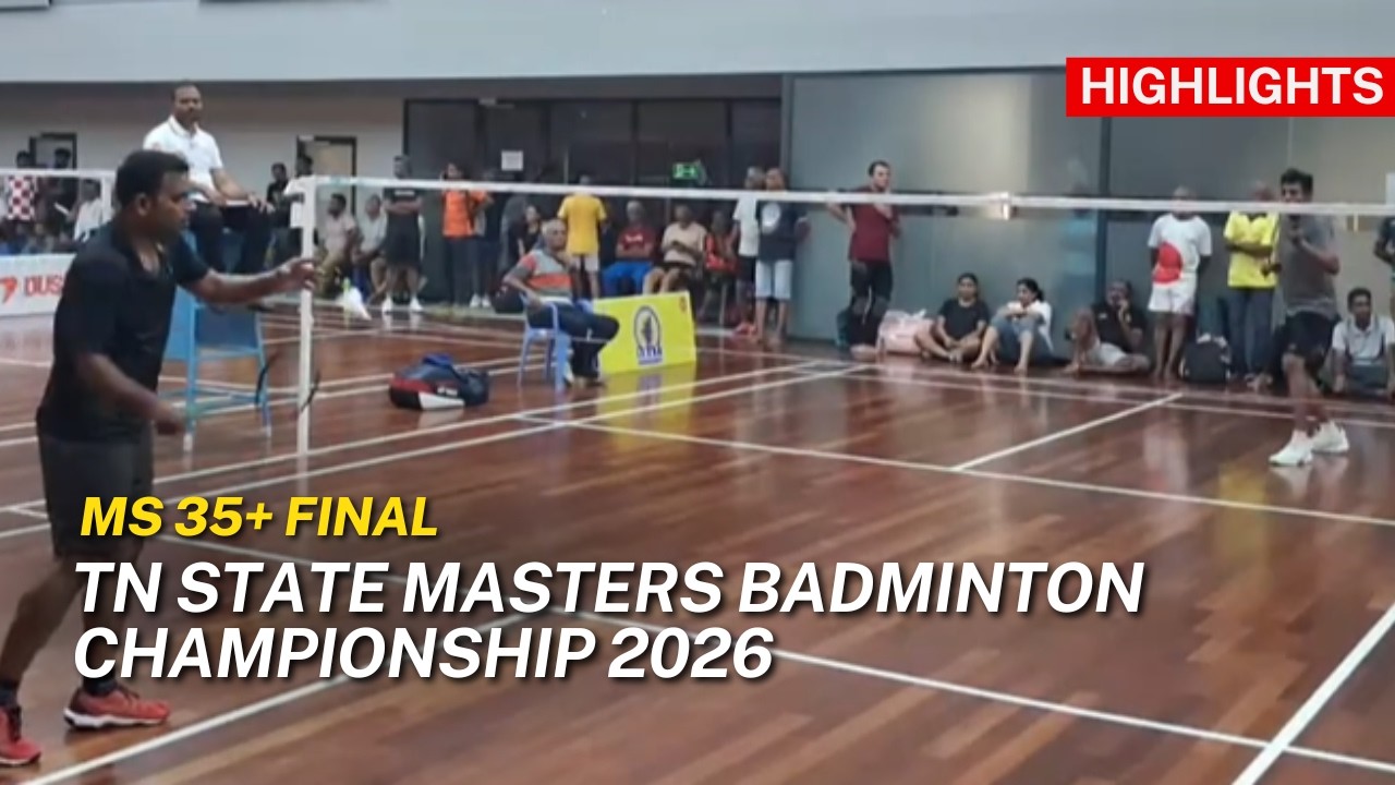 Raja Syed Abubackar vs Naviin Prasad Chandrasekaran | Final MS 35+ | TN State Masters 2026