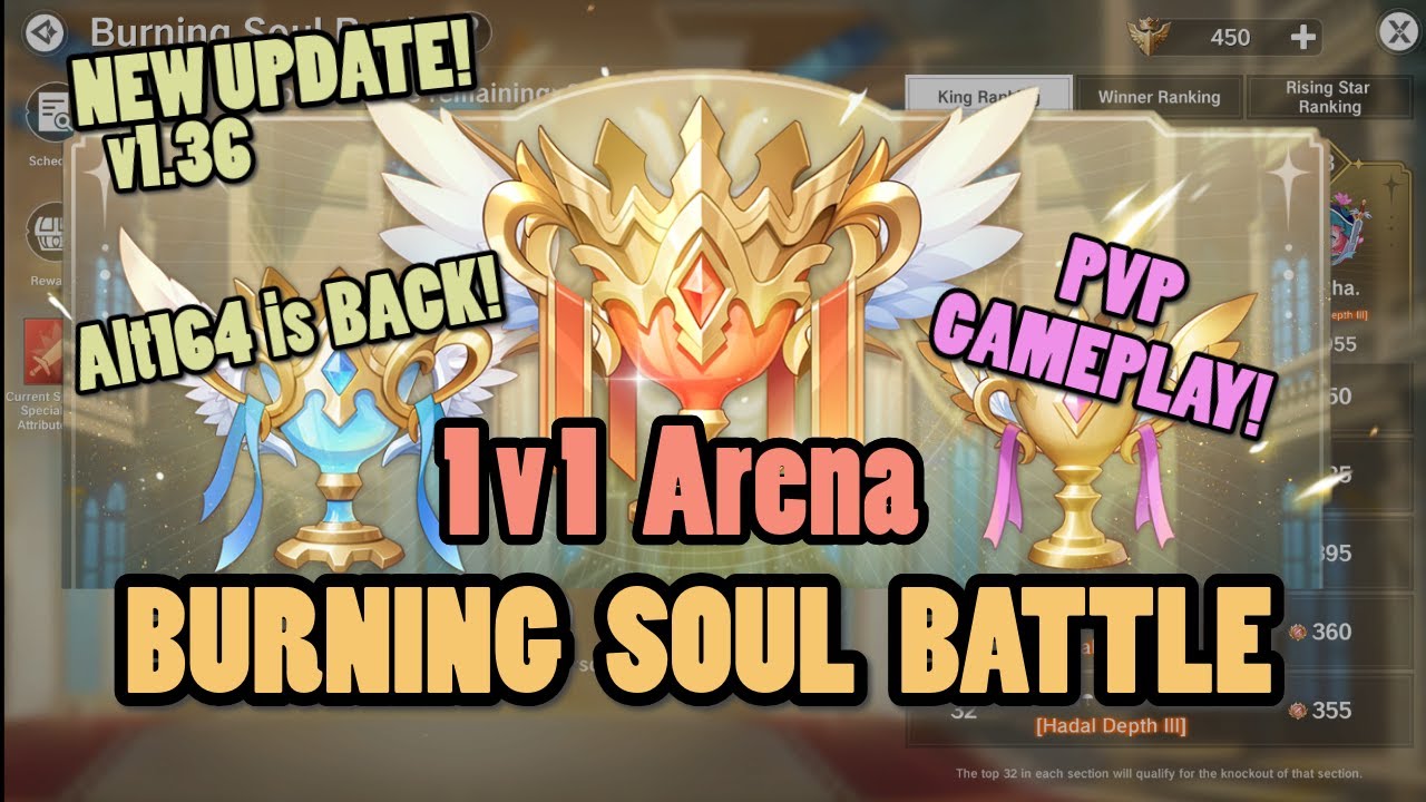 Burning Soul Battle 1v1 Arena Mode Gameplay - The Legend of Neverland