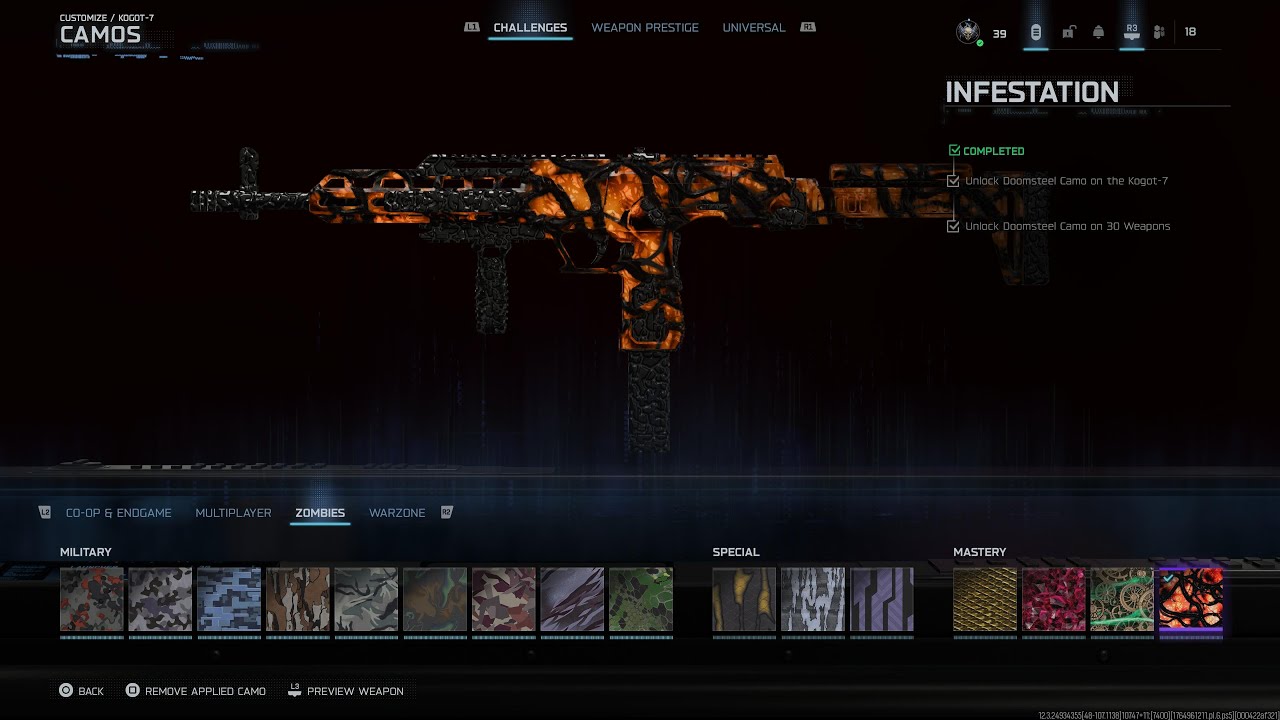 NEW SOLO UNLIMITED ELITE ZOMBIE SPAWN GLITCH! EASY DOOMSTEEL AND INFESTATION CAMOS (BO7 ZOMBIES)