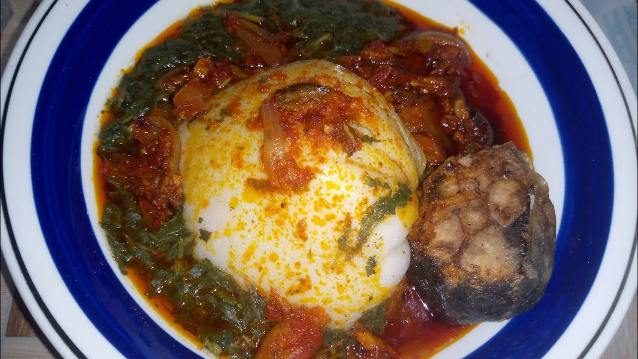 how to make special  northern Ghana food. tuo zaafi