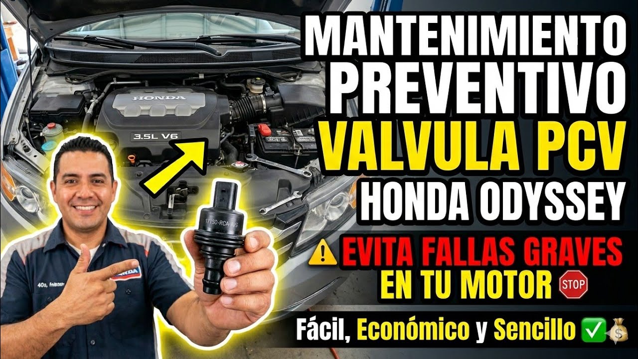 Профилактическое обслуживание клапана PCV на Honda Odyssey