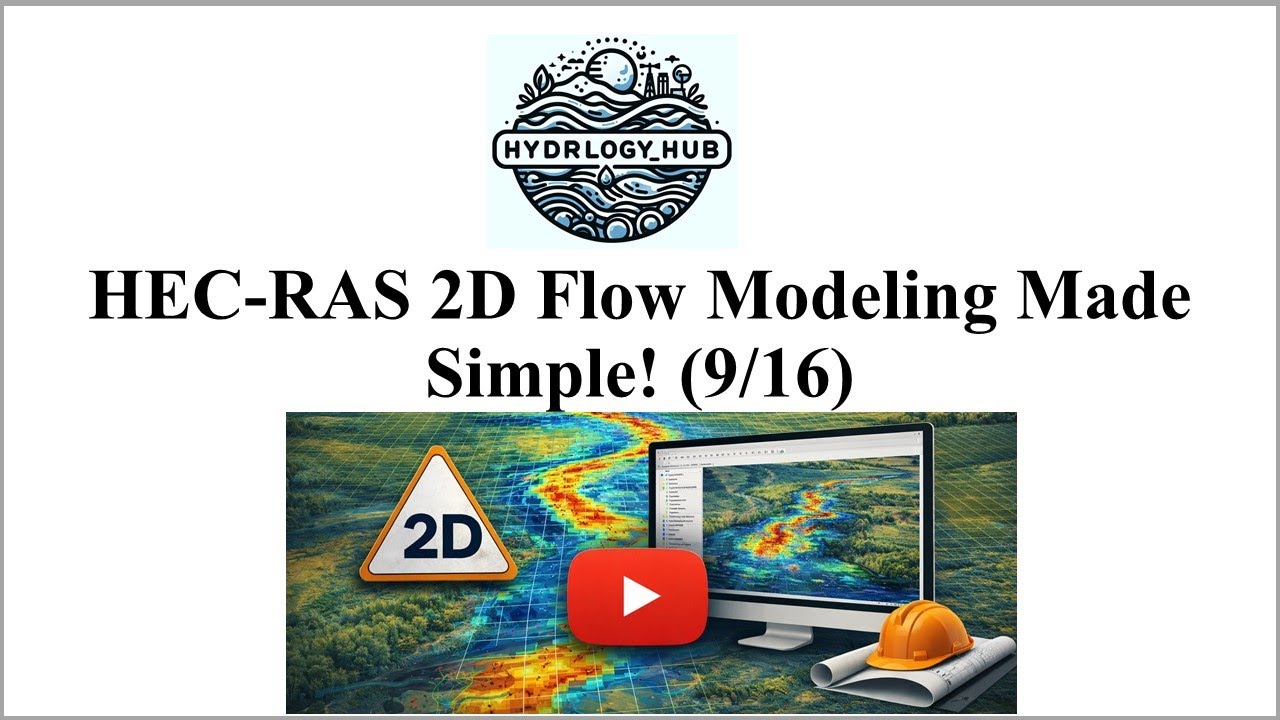 HEC-RAS 2D Flow Modeling Made Simple! (9/16)