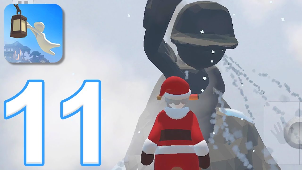 Human Fall Flat Mobile - Gameplay Walkthrough Part 11 - Level 12: Ice (iOS, Android)