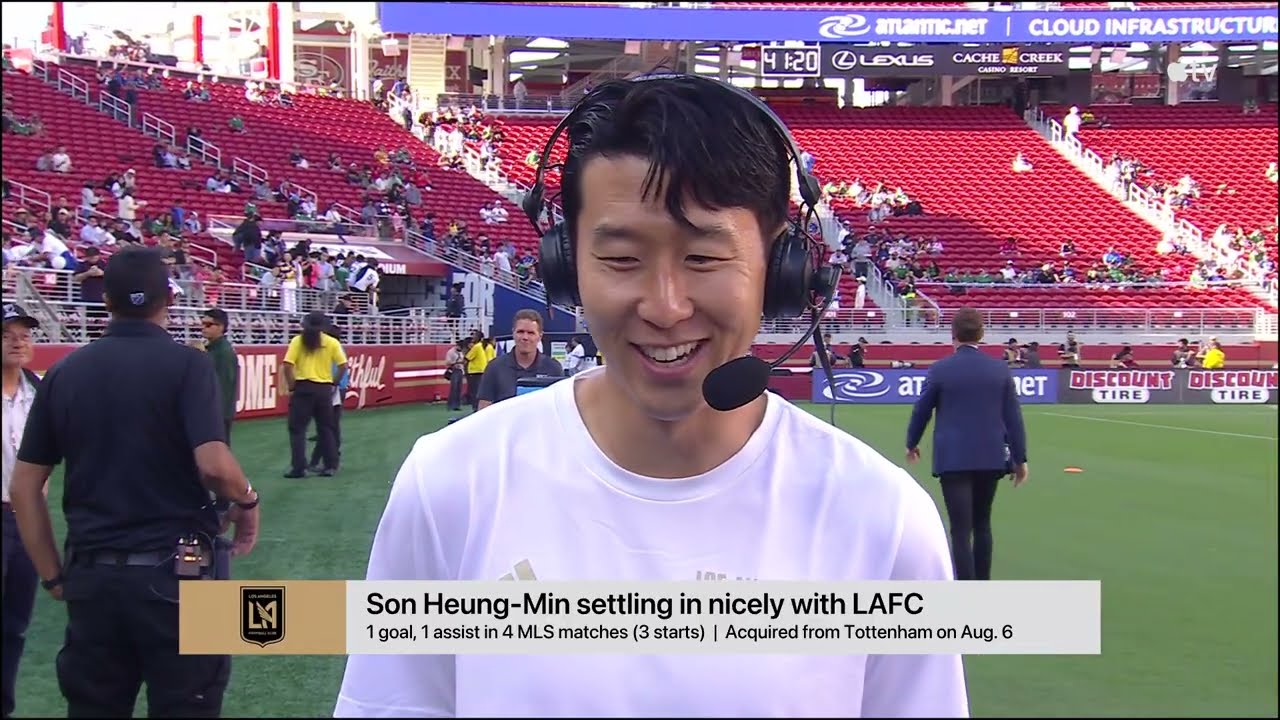 Son Heung-Min on Life with LAFC | Dodgers First Pitch, Fantasy Football, Iconic Celebrations