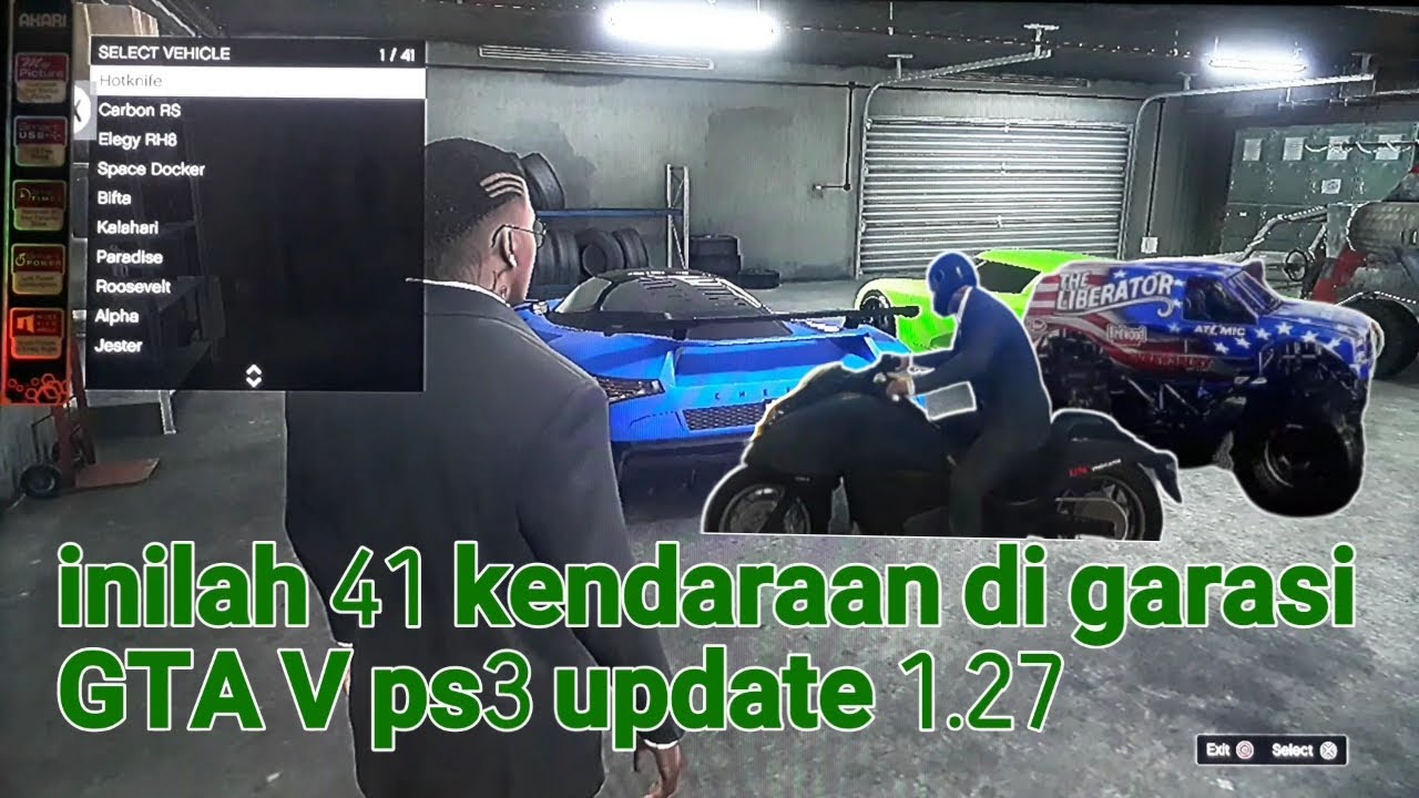 41 kendaran di GTA V update 1.27