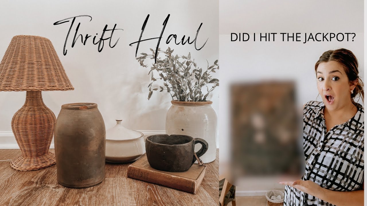COME THRIFT WITH ME | Thrifted Home Decor Haul | Antique Home Decor