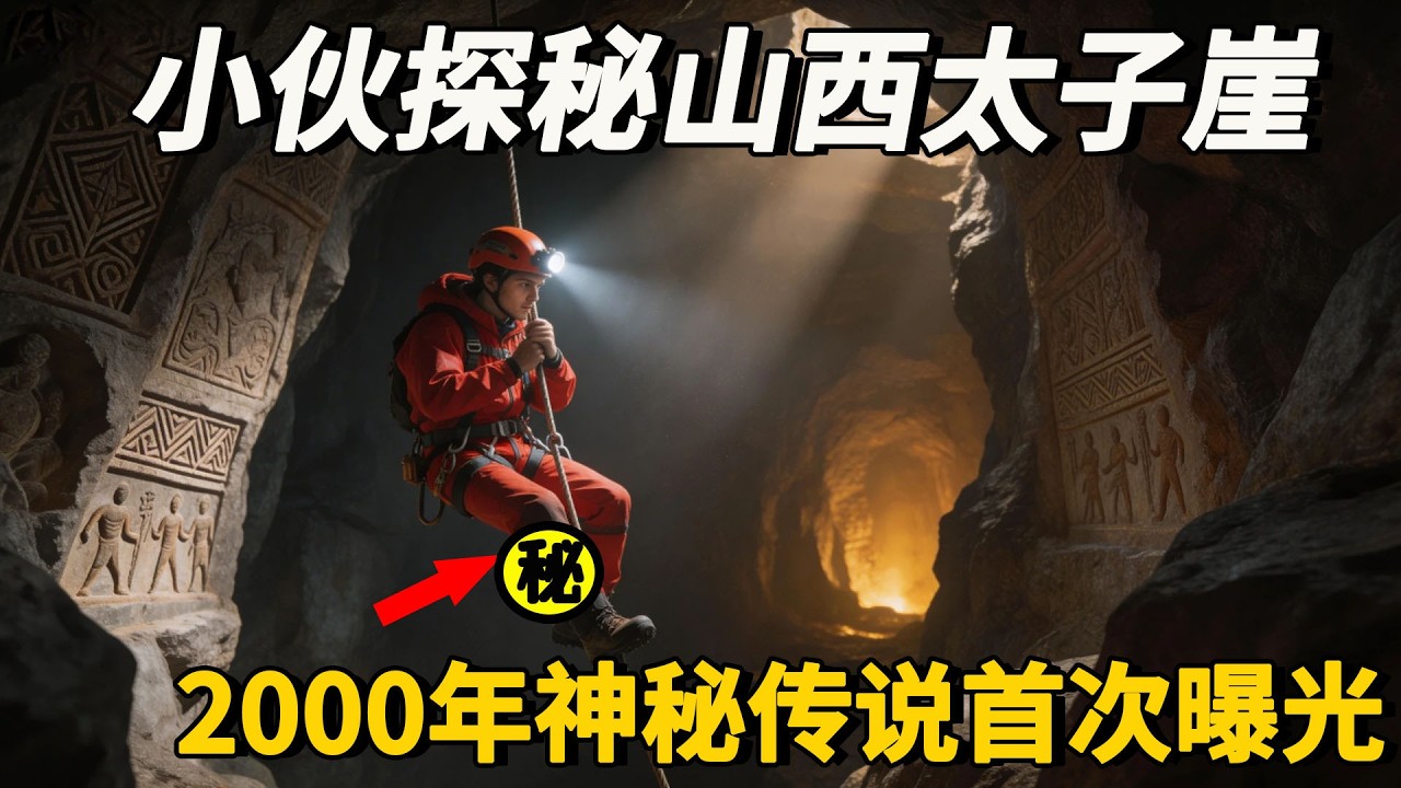 小夥探秘山西太子崖，2000年神秘傳說首次曝光，發現的真相讓人震撼！