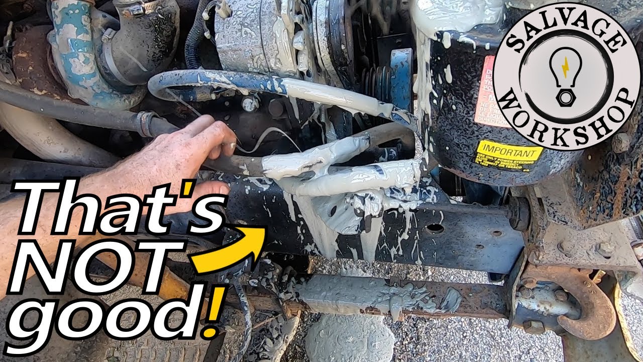 The OLD Diesel is FULL of SLUDGE... Time to deal with that!!! ~ 1988 IH Scissor Dump Truck