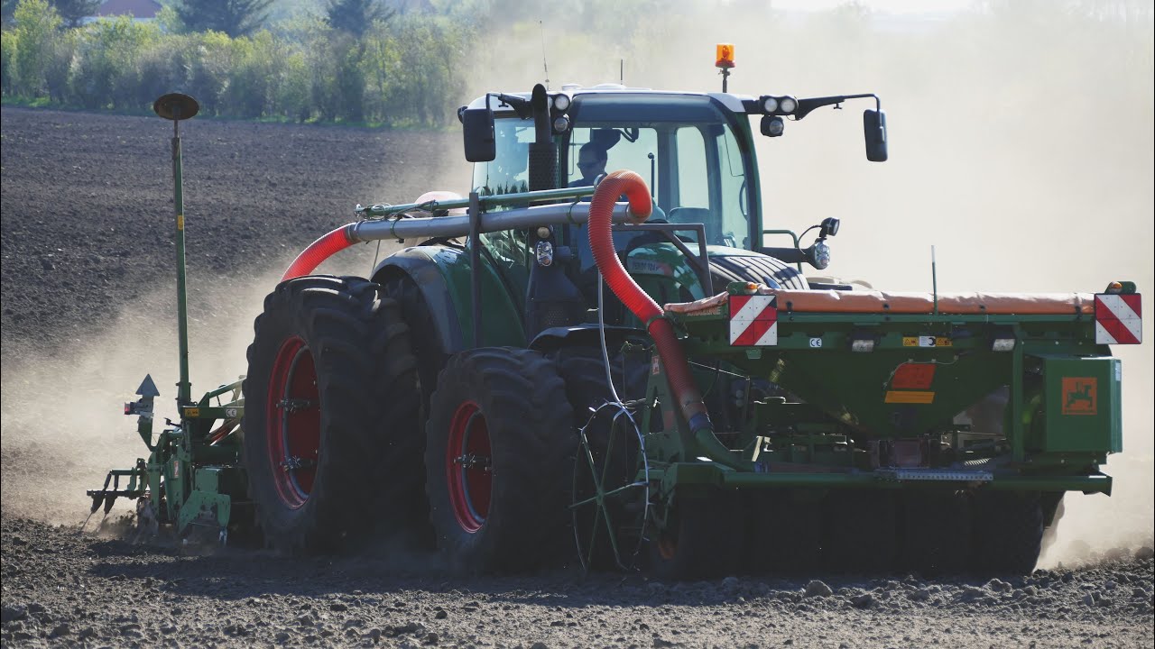 Fendt 724 Vario | Seeding w/ Amazone Airstar Avant | Børglum Kloster