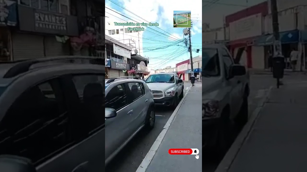 Así se vio la zona centro de Tuxpan el 1 de enero de 2026