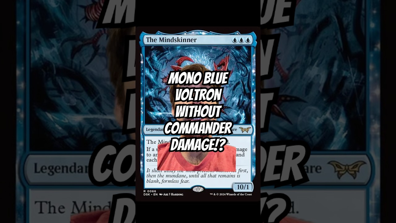 Mono Blue Voltron Mill | Deadly Duskmourn Deck #magicthegathering #edh #mtg #commander #duskmourn