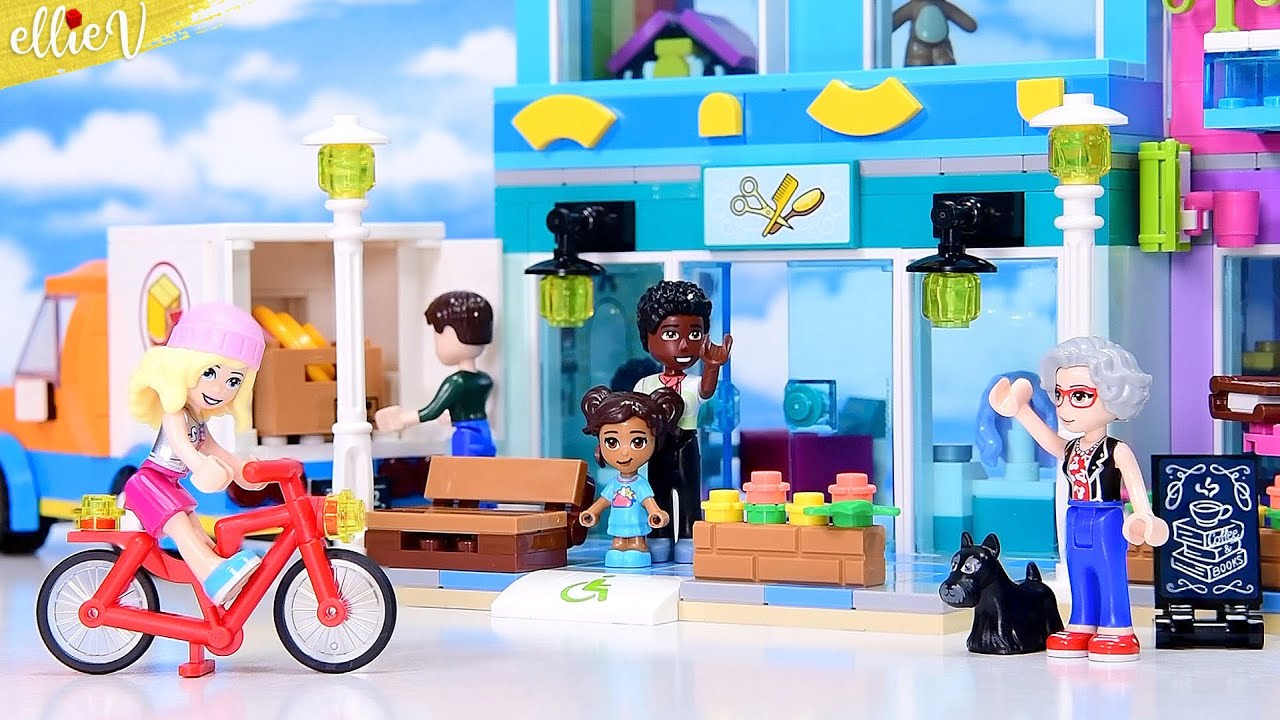 Итак, САМЫЙ БОЛЬШОЙ набор Lego Friends на сегодняшний день... Сборка и обзор здания на главной ул...
