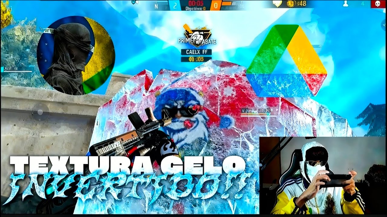 COMO BAIXAR TEXTURA DO GELO INVERTIDO IGUAL SADX FF!!👑