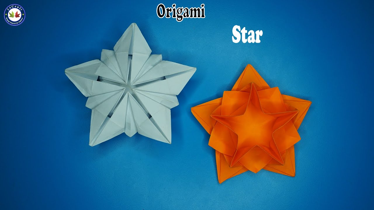 Origami 3D Star - How To Make Origami Star - 3D Star - DIY