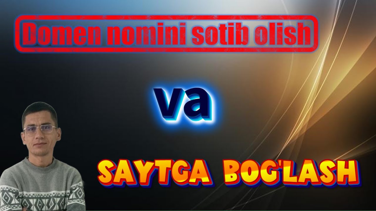 .UZ DOMEN SOTIB OLISH VA SAYTIMIZGA ULASH