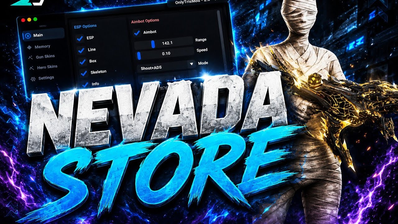 Mod Menu Bloodstrike Nevada Modz Injector  Full Feature Brutal Menu!!  VIP Menu No Ribet!!