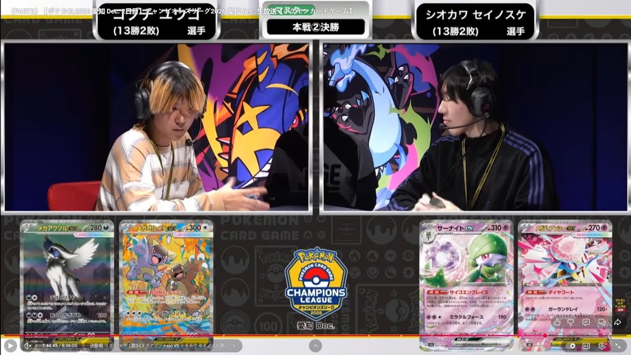 Финал Лиги чемпионов Pokémon TCG Aichi 2026. Мега Абсоль Бокс против Гардевуара Джеллисента