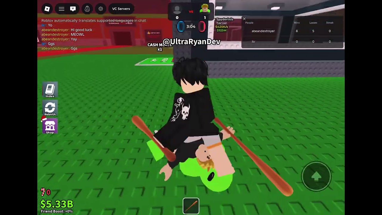 Nice lil round on  sab pvp trainer