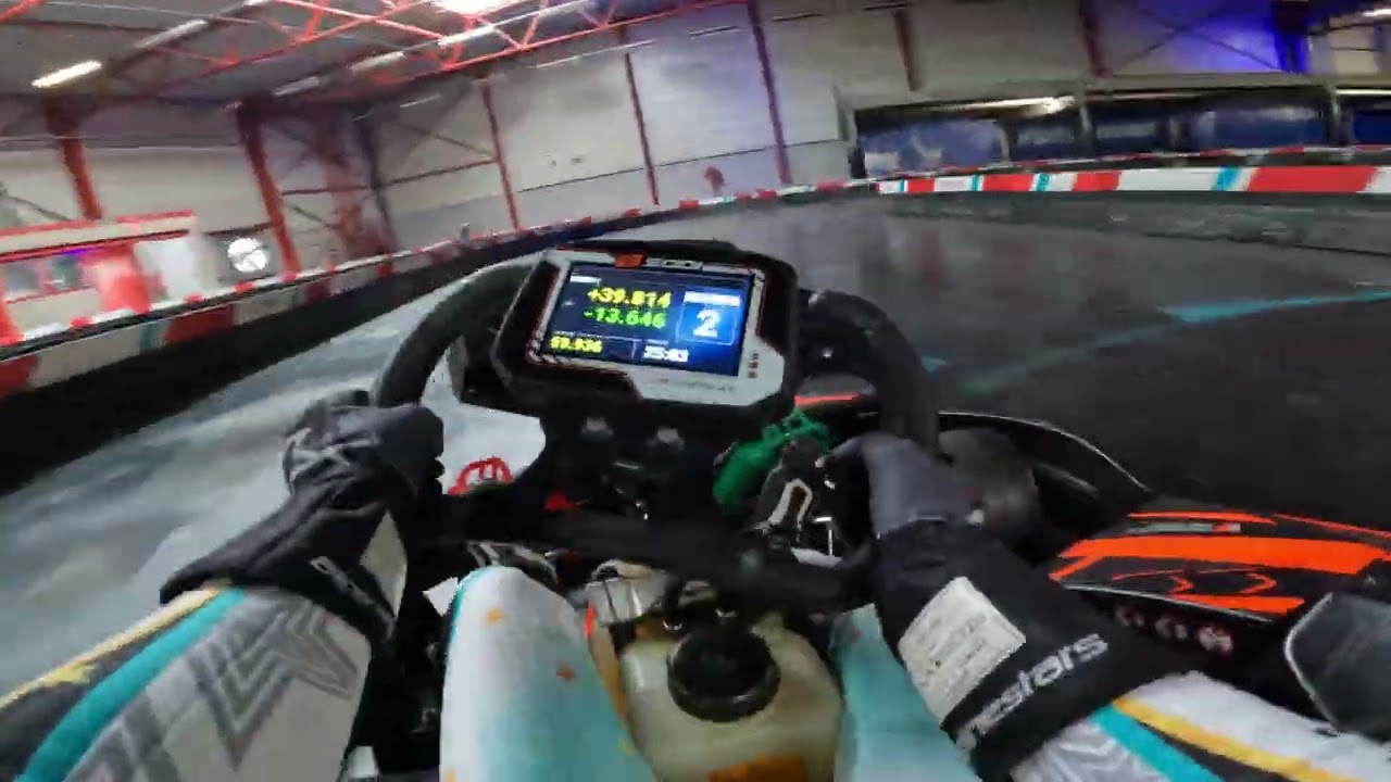 Karting Eupen - One Lap on New Layout + The Banking