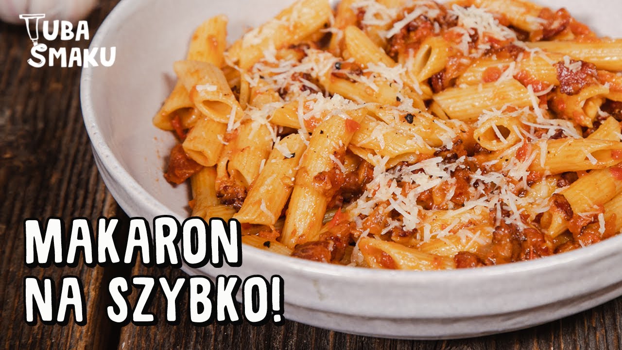 Makaron z SOSEM AMATRICIANA! Prosty przepis! | Pascal Brodnicki