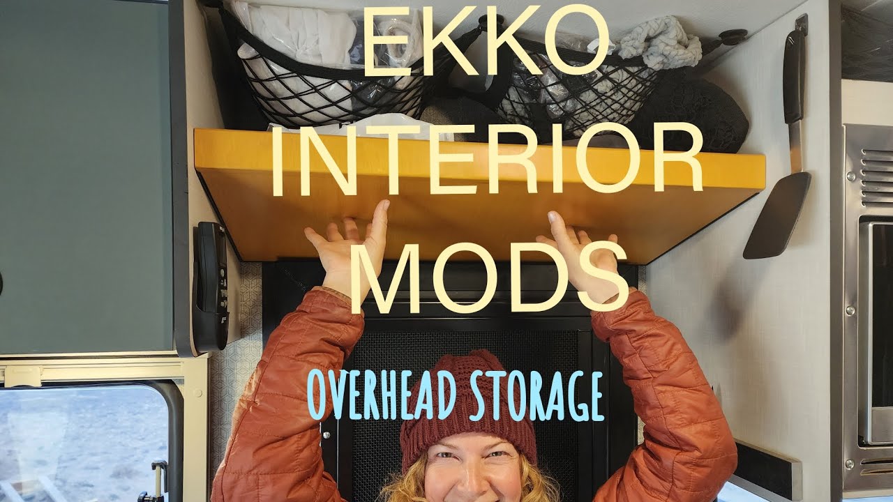 WINNEBAGO EKKO INTERIOR MODS YOU WILL LOVE. Overhead storage