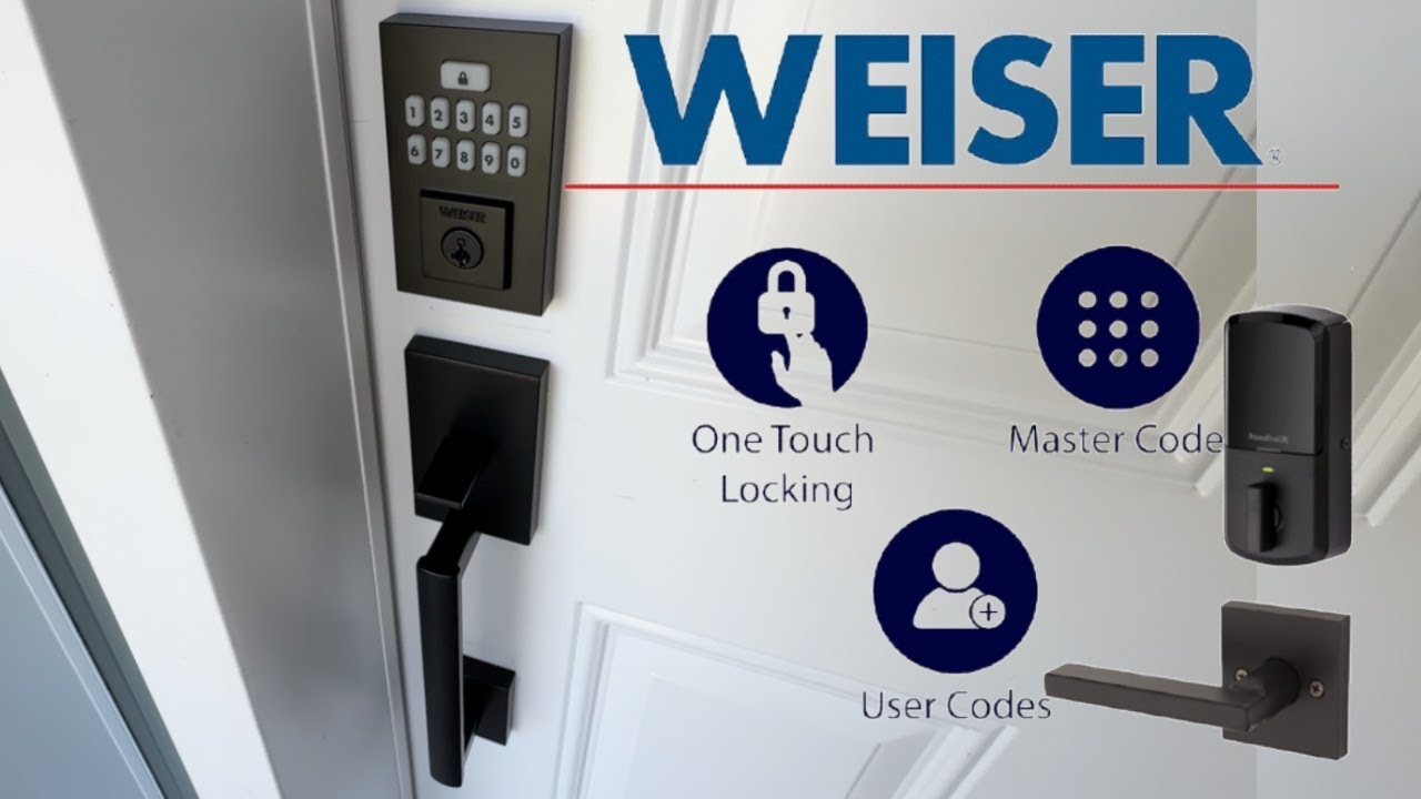 Installing Weiser SmartCode Keyless Entry Lock & Handleset