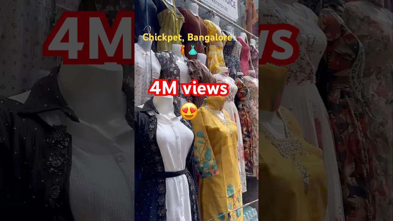 Chickpet in Bangalore is the best place for shopping 