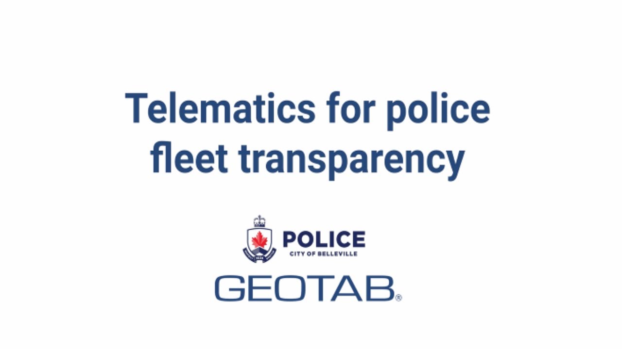 Taking police fleet tracking to a new level of transparency