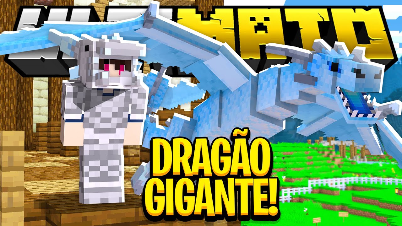 ENFRENTEI O DRAGÃO SUPREMO DE GELO PARA ISSO... Minecraft Ultimato #25