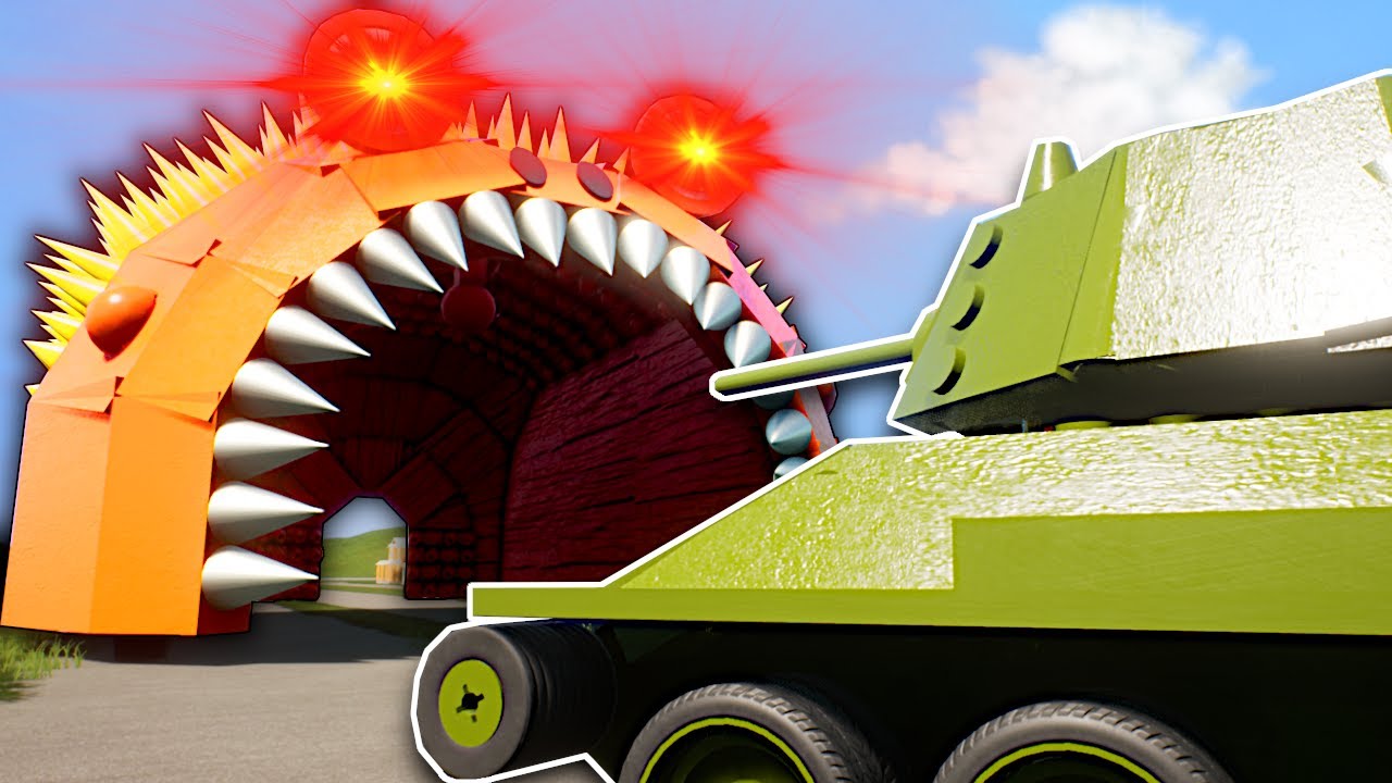 GIANT SLUG MONSTER MUST BE STOPPED!  - Brick Rigs Multiplayer Gameplay