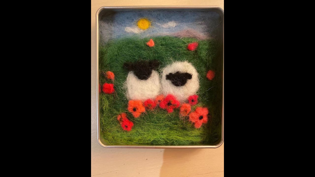 Needle-felted Landscape