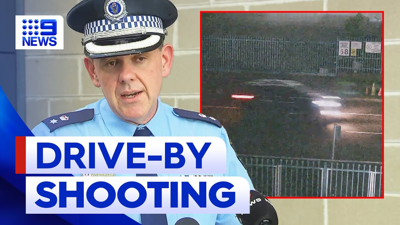 Man undergoing surgery after drive-by shooting in Sydney’s west | 9 News Australia