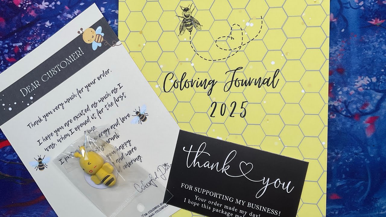 Colourful diary 2025 coloring journal | Adult colouring