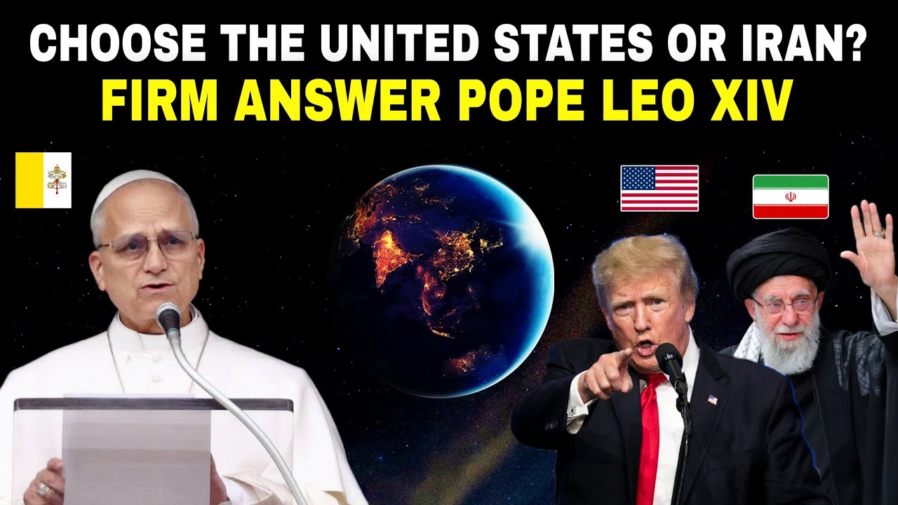 Pope Leo IV SUPPORTS IRAN or the UNITED STATES? This is his firm answer that shocked TRUMP‼️