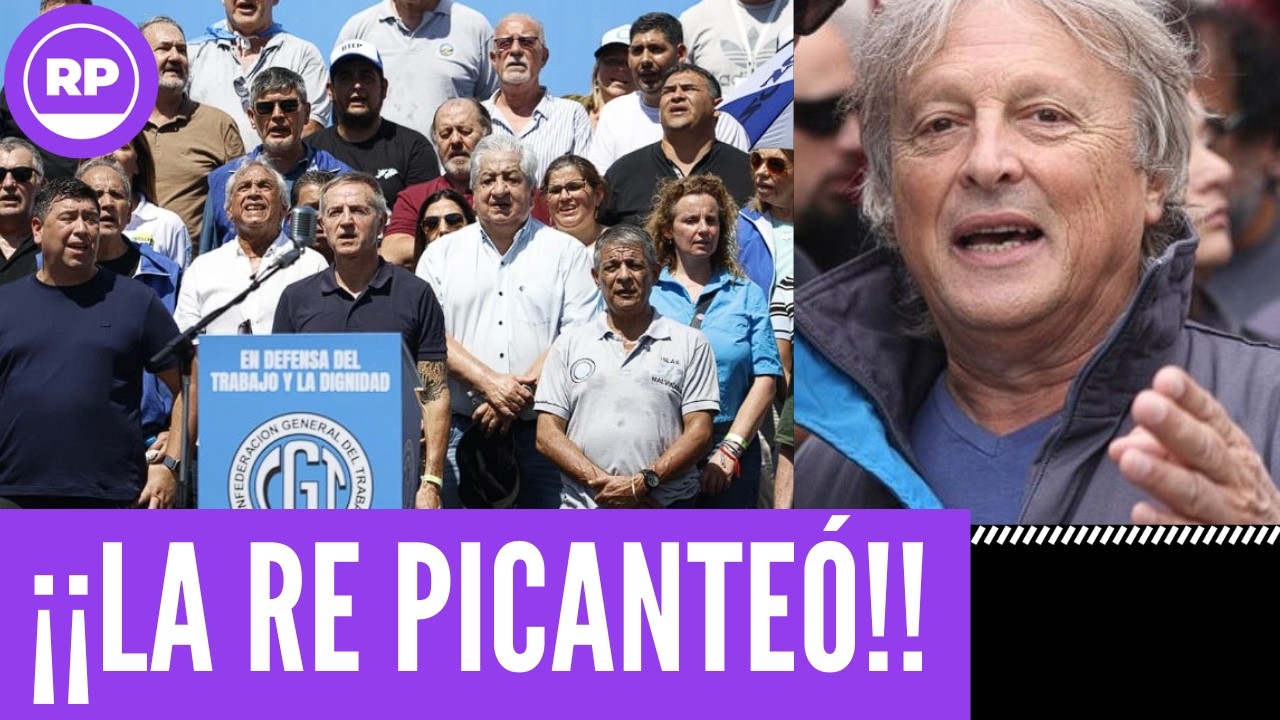 ¡¡EL “POLLO” SOBRERO SE LA RE PICÓ A LA CGT EN VIVO!!