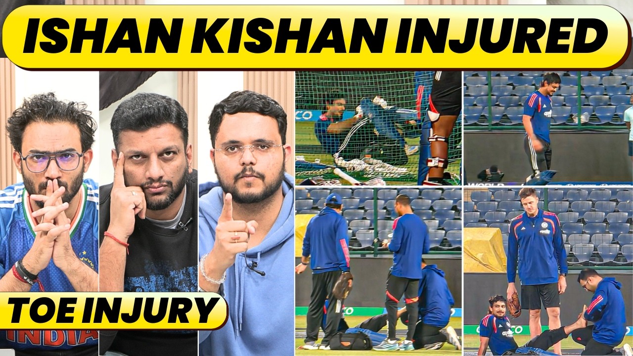 ISHAN KISHAN TOE INJURY, JASPRIT BUMRAH'S LETHAL YORKER HITS ISHAN. INDIA WITHOUT OPENERS