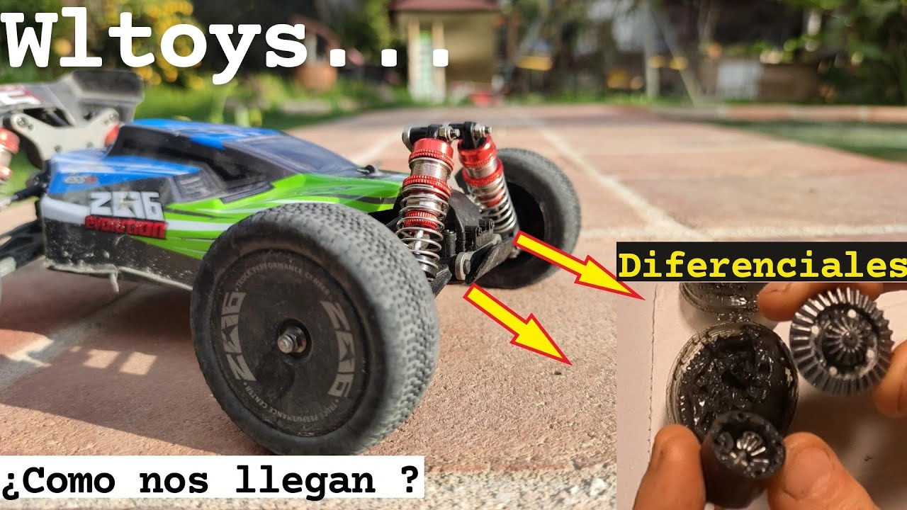 WLTOYS 144001 ¿Cómo vienen sus Diferenciales?  MANTENIMIENTO
